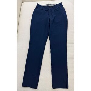 Under Armour ColdGear Golf Pants‎ Womens 4 Navy Blue Fitted Athletic Excellent